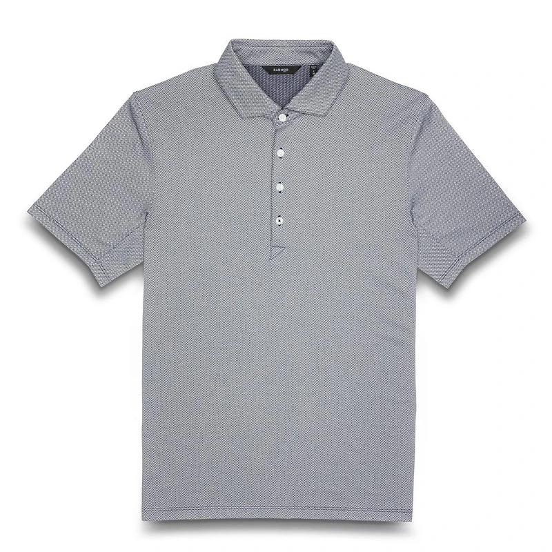 Men's Andrew Recycled Jacquard Short Sleeve Polo