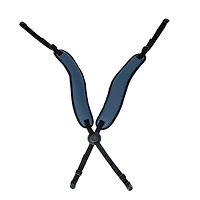 Lux 9.5 14-Way Hybrid Stand Bag - Blue Steel