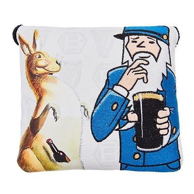 Limited Edition - Center Shafted Mallet Putter Headcover - Lovely day for a Guinness Kangaroo