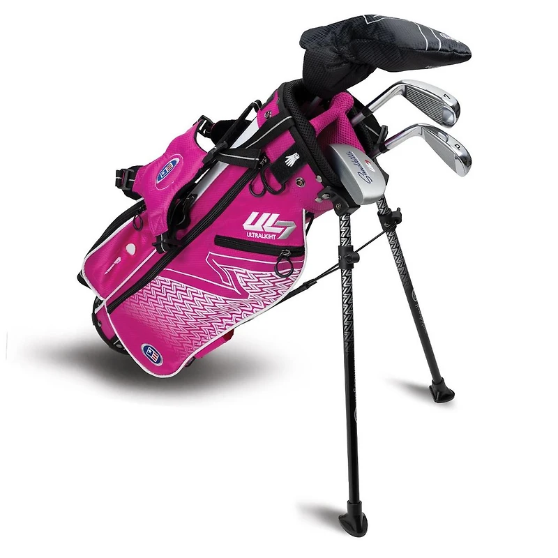 UL7 Junior 45 Inch 4-Piece Pink Stand Bag Package Set