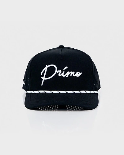Men's Black Cursive Cap
