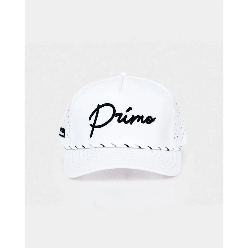 Men's White Cursive Hat