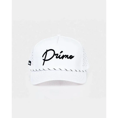 Men's White Cursive Hat