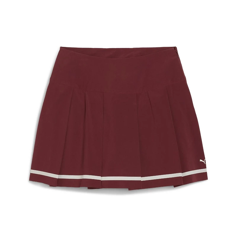 Women's Stripe Pleated Skirt