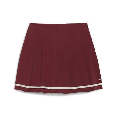 Women's Stripe Pleated Skirt