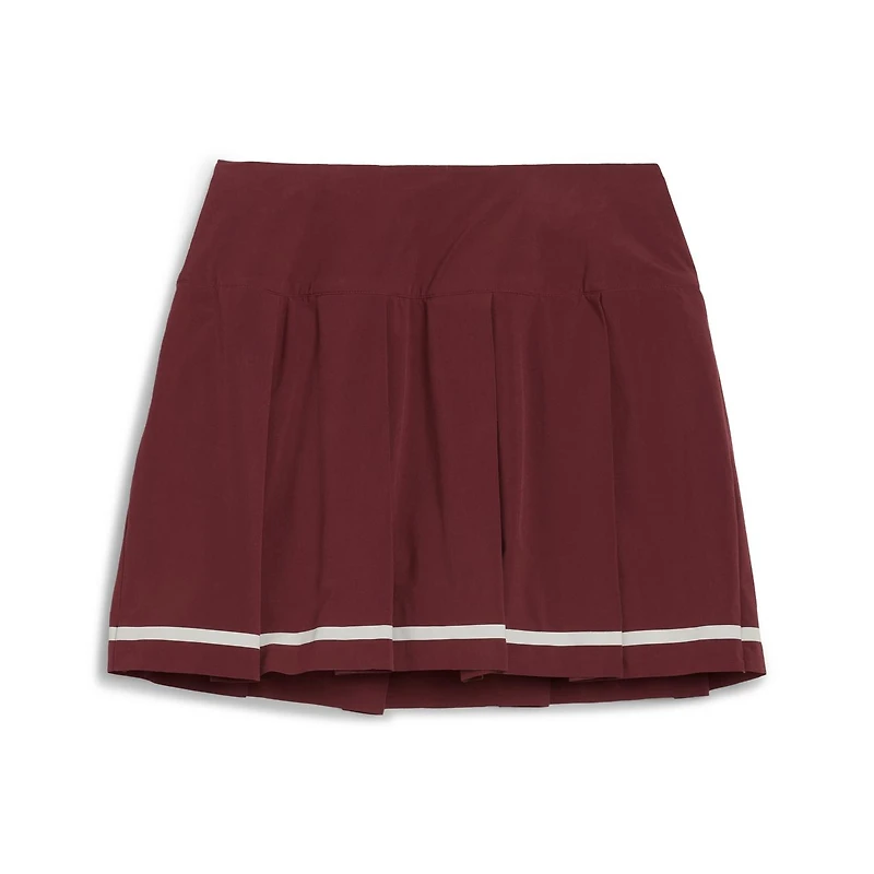 Women's Stripe Pleated Skirt