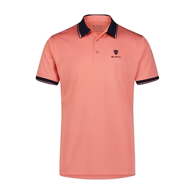 Men's Checker Rib Tech Pique Short Sleeve Shirt