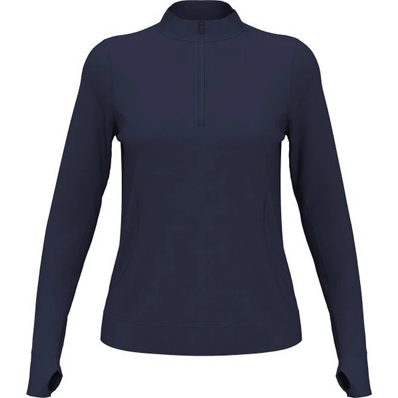 Women's Light Weight 1/2 Zip Knit Longsleeve Top
