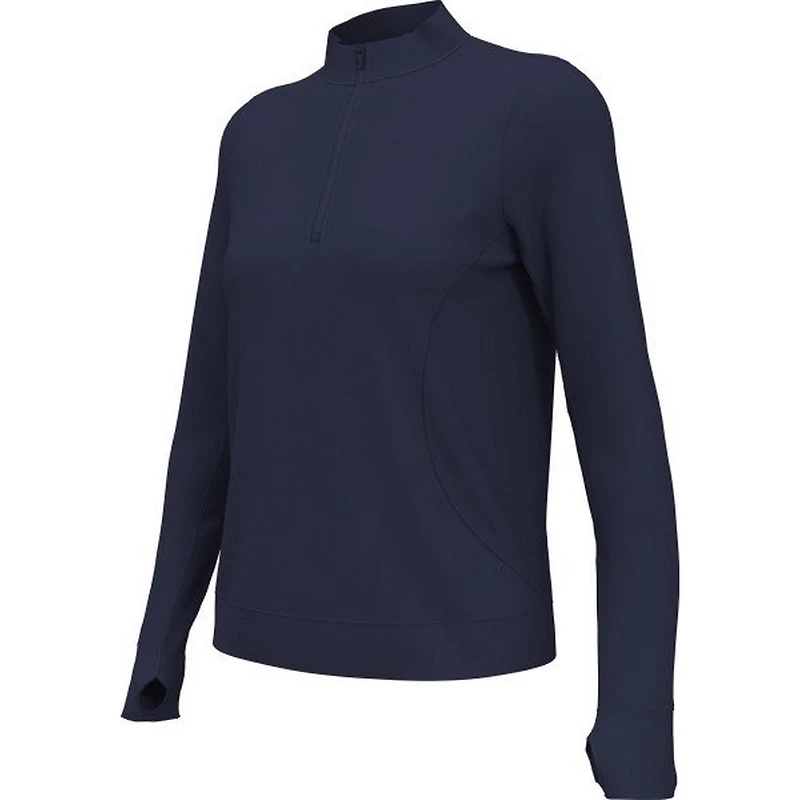 Women's Light Weight 1/2 Zip Knit Longsleeve Top