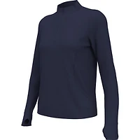 Women's Light Weight 1/2 Zip Knit Longsleeve Top