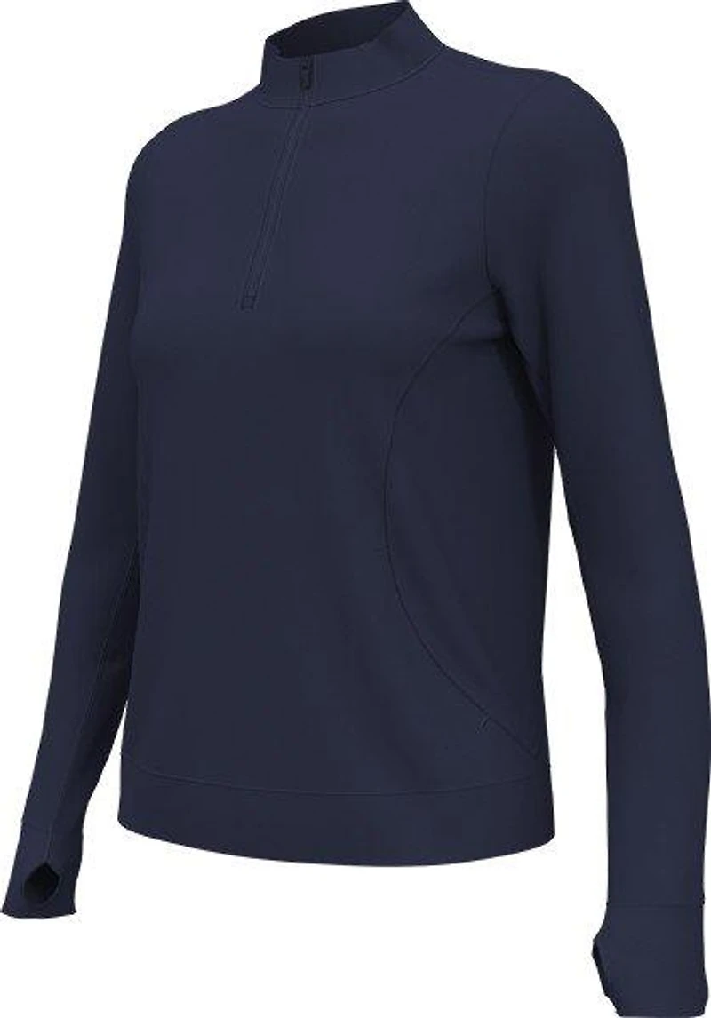 Women's Light Weight 1/2 Zip Knit Longsleeve Top
