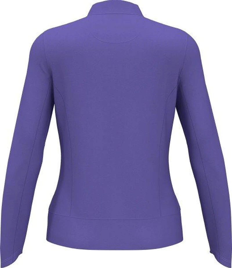 Women's Light Weight Full Zip Knit Longsleeve Top