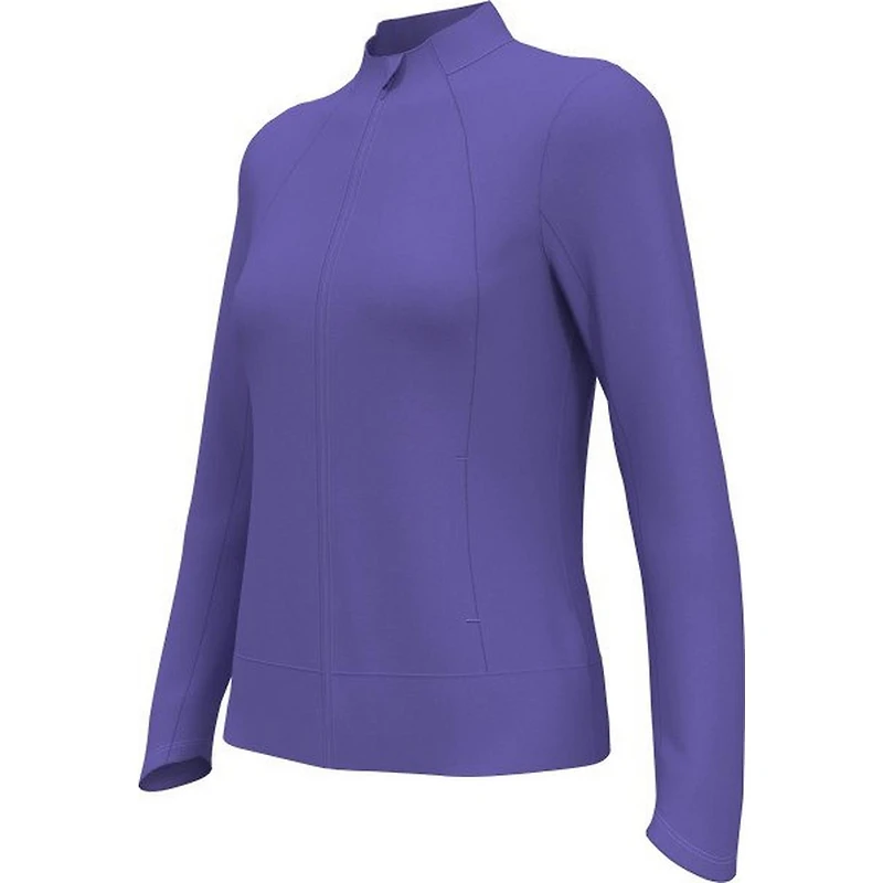 Women's Light Weight Full Zip Knit Longsleeve Top