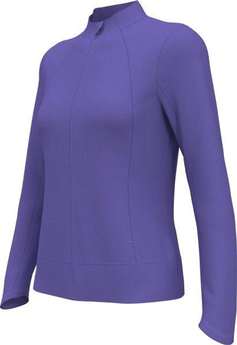 Women's Light Weight Full Zip Knit Longsleeve Top