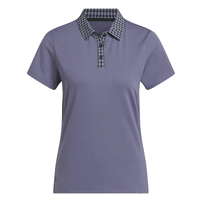 Women's Ultimate365 Gingham Short Sleeve Polo