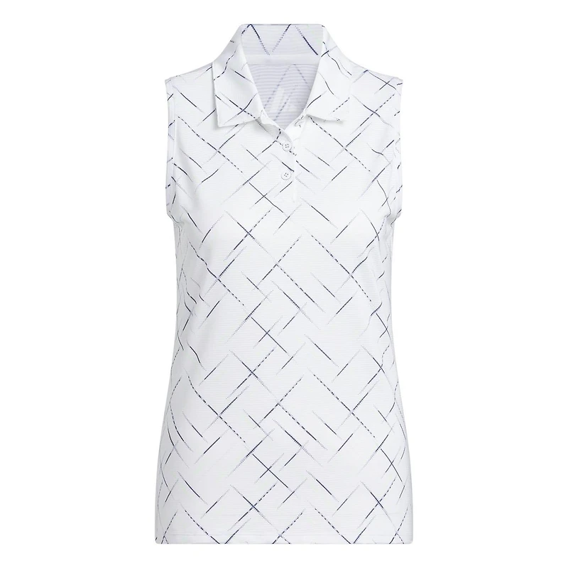 Women's Ultimate365 Printed Sleeveless Polo