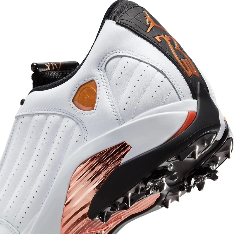 Air Jordan 14 G NRG US Open Spiked Golf Shoe - White/Black