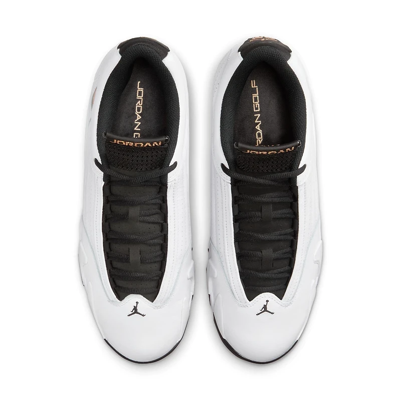 Air Jordan 14 G NRG US Open Spiked Golf Shoe - White/Black