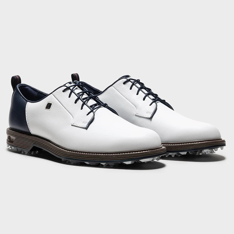 Men's Premiere Series Field LX Spiked Golf Shoe - White/Navy