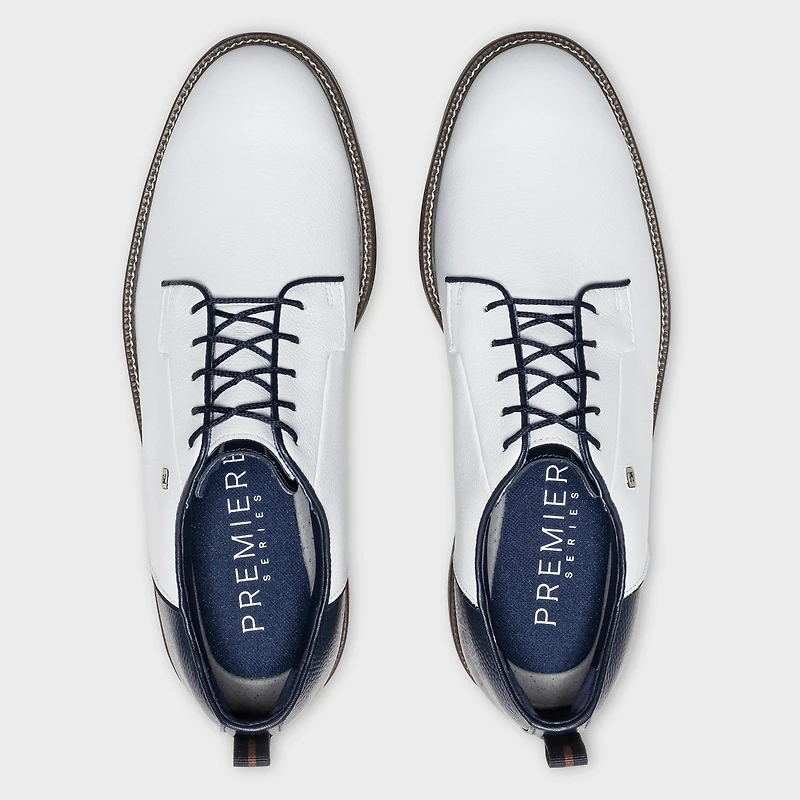 Prior Generation - Men's Premiere Series Field LX Spiked Golf Shoe White/Navy