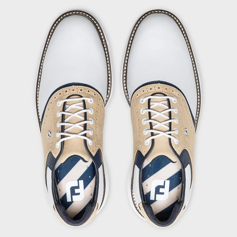 Men's Traditions Saddle Spiked Golf Shoe