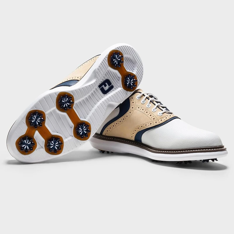 Men's Traditions Saddle Spiked Golf Shoe