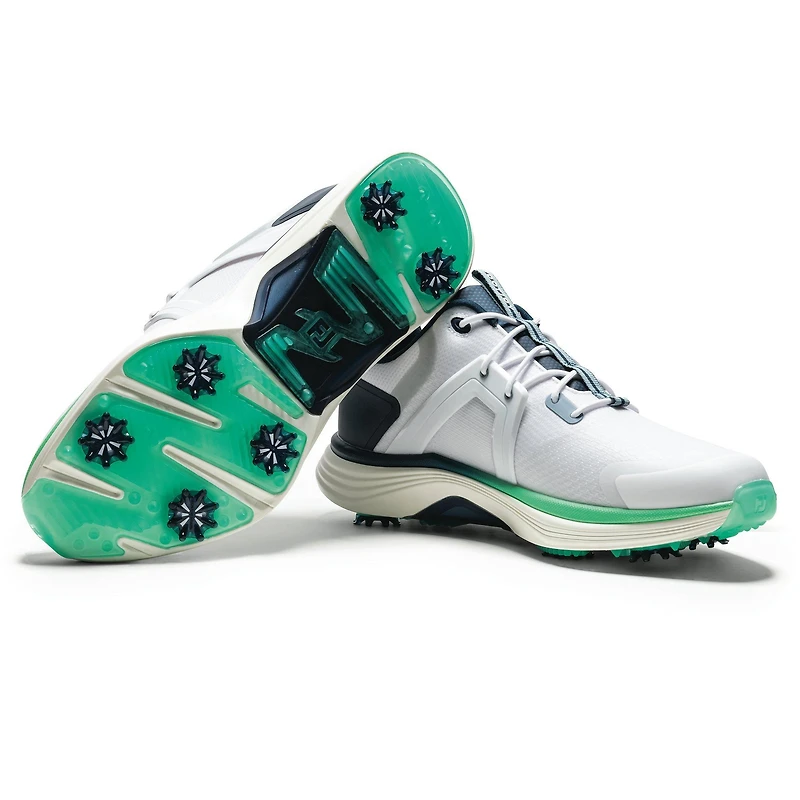 Prior Generation - Men's Hyperflex Spiked Golf Shoe White/Green/Navy