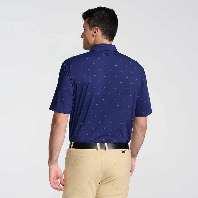 Men's Athletic Fit Tour Succulent Short Sleeve Polo