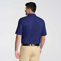 Men's Athletic Fit Tour Succulent Short Sleeve Polo