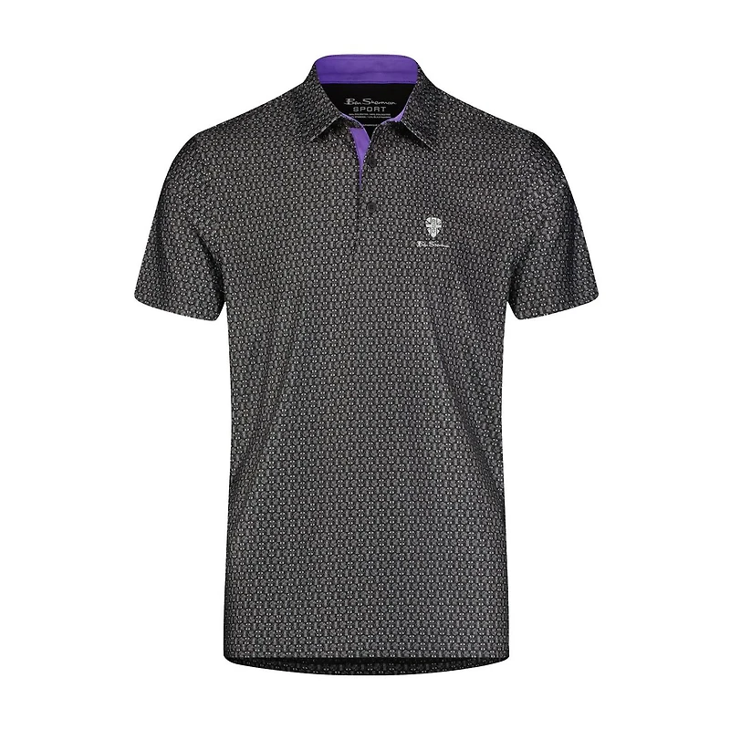 Men's Mini Aloha Short Sleeve Polo