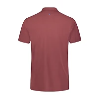 Men's Piped Collar Melange Short Sleeve Polo