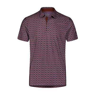 Men's Optic Geo Short Sleeve Polo