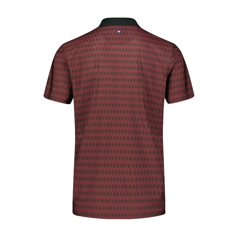 Men's Floating Geo Tech Short Sleeve Polo
