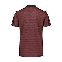 Men's Floating Geo Tech Short Sleeve Polo
