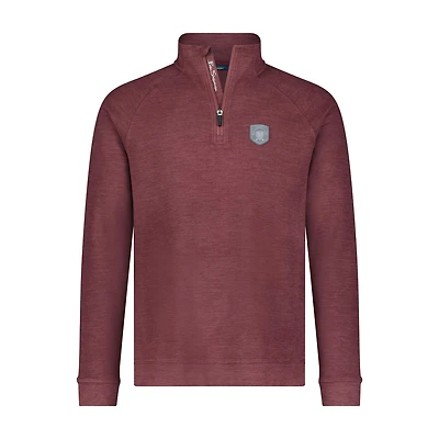 Men's Melange Fleece 1/4 Zip Pullover