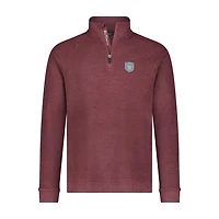Men's Melange Fleece 1/4 Zip Pullover