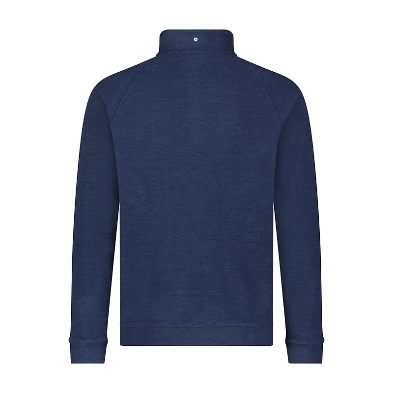Men's Melange Fleece 1/4 Zip Pullover