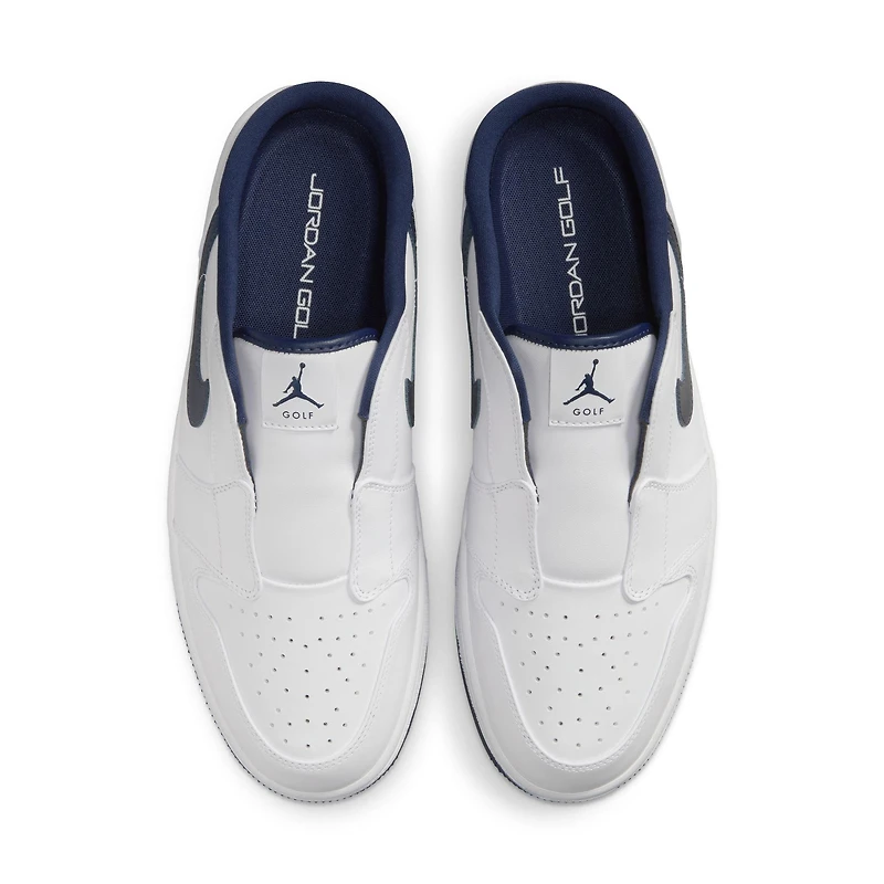 Air Jordan Mule Spikeless Golf Shoe - White/Navy
