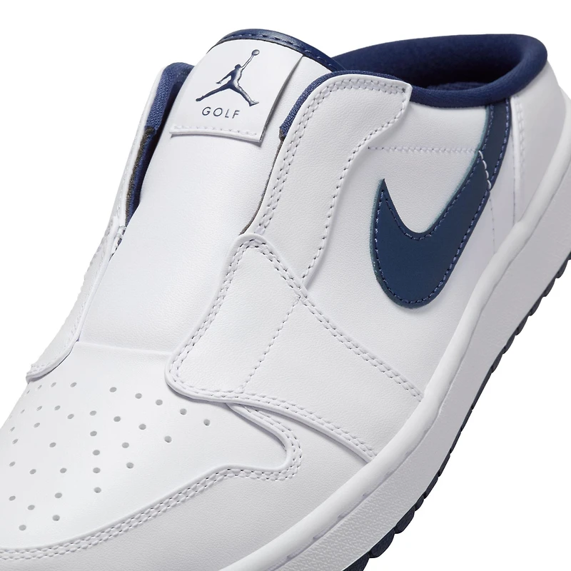 Air Jordan Mule Spikeless Golf Shoe - White/Navy
