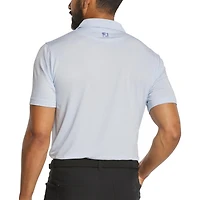 Men's Deco Diamond Print Lisle Short Sleeve Polo