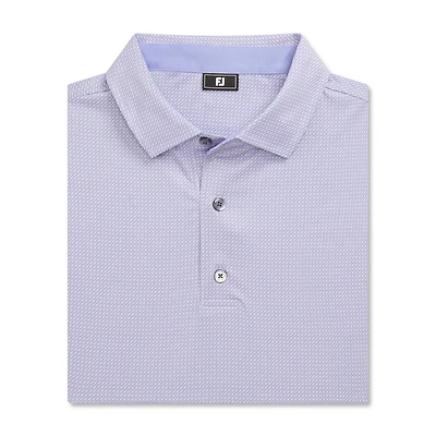 Men's 3D Print Lisle Short Sleeve Polo