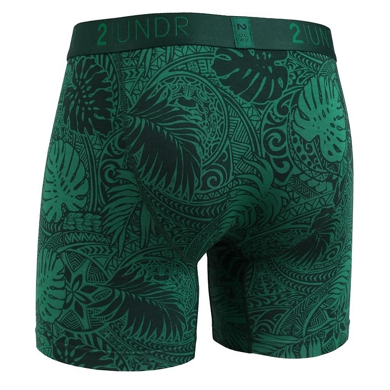 Men's Swing Shift Boxer Brief- Coastal Green