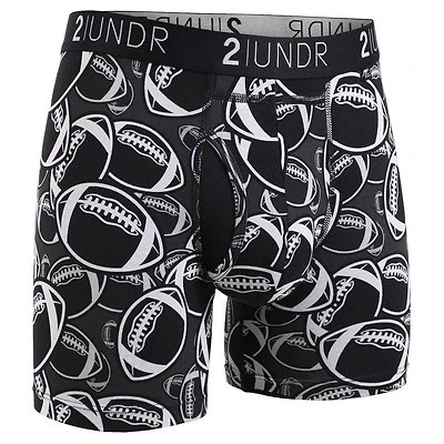 Men's Swing Shift Boxer Brief- Grid Iron