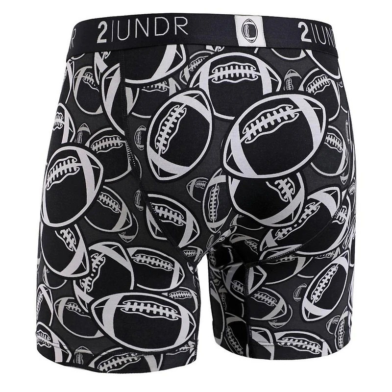 Men's Swing Shift Boxer Brief- Grid Iron