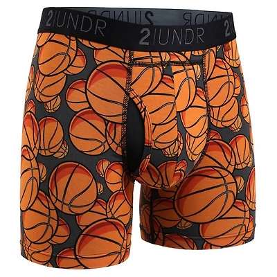 Men's Swing Shift Boxer Brief- Hoops