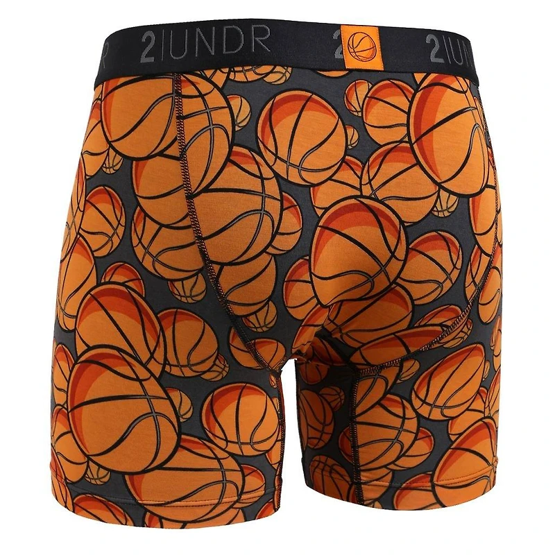 Men's Swing Shift Boxer Brief- Hoops