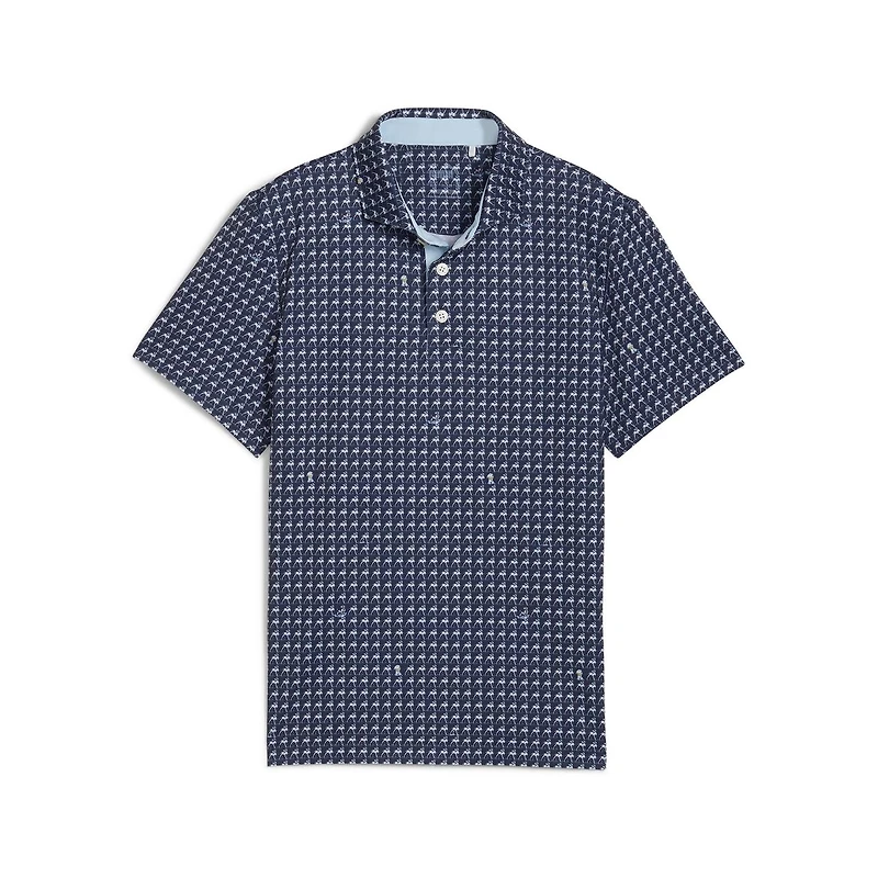 Boy's MATTR Pup Golf Short Sleeve Polo