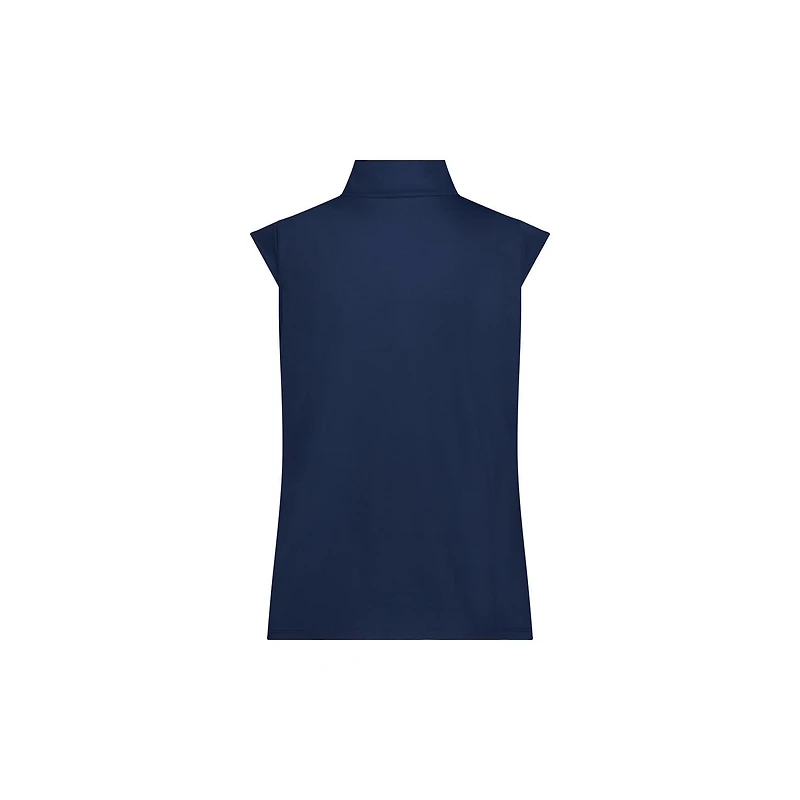 Women's Kyle Zip Front Mock Neck Sleeveless Top