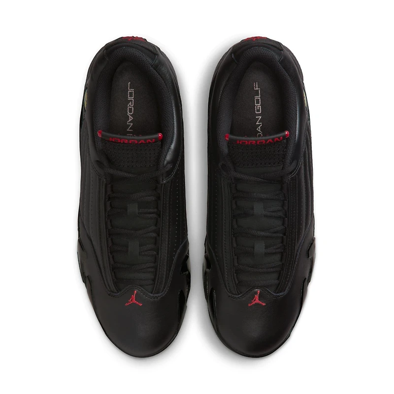 Air Jordan 14 G Spiked Golf Shoe - Black/Red