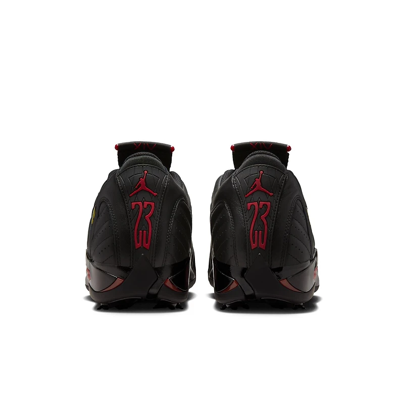 Air Jordan 14 G Spiked Golf Shoe - Black/Red